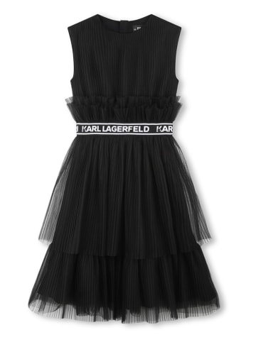 Karl Lagerfeld Kids Kleid in Schwarz
