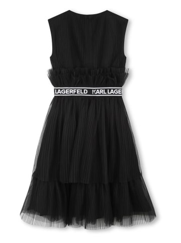 Karl Lagerfeld Kids Kleid in Schwarz