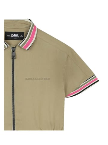 Karl Lagerfeld Kids Kleid in Khaki