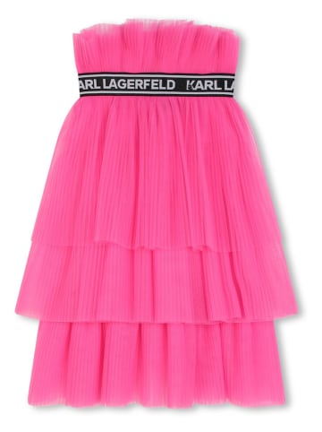Karl Lagerfeld Kids Spódnica w kolorze różowym
