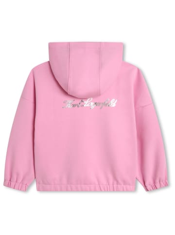 Karl Lagerfeld Kids Sweatvest roze