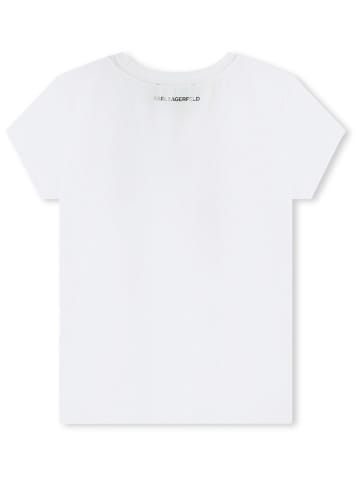 Karl Lagerfeld Kids Koszulka w kolorze białym