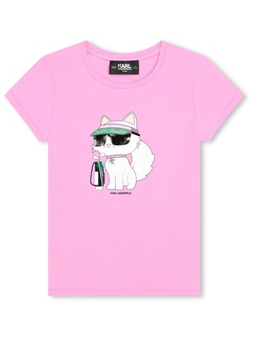 Karl Lagerfeld Kids Shirt in Rosa