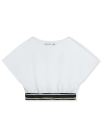 Karl Lagerfeld Kids Shirt in Weiß/ Schwarz