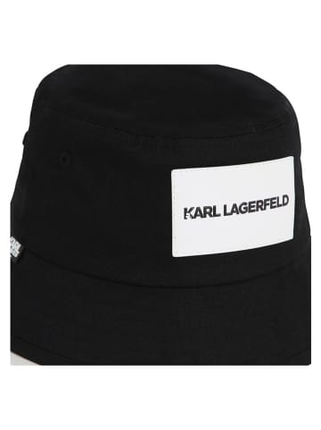 Karl Lagerfeld Kids Hut in Schwarz/ Weiß