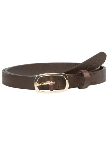 Marc O´Polo Leren riem kaki