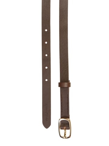 Marc O´Polo Leren riem kaki