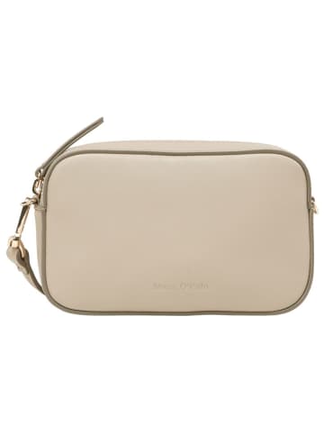 Marc O´Polo Leder-Umhängetasche in Beige - (B)17,5 x (H)10,5 x (T)5 cm