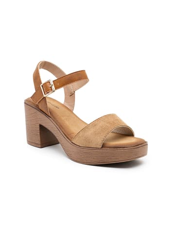 Foreverfolie Haksandalen lichtbruin