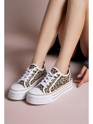 Foreverfolie Sneakers in Hellbraun