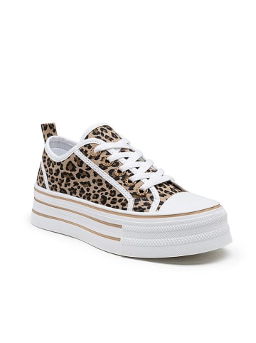 Foreverfolie Sneakers lichtbruin
