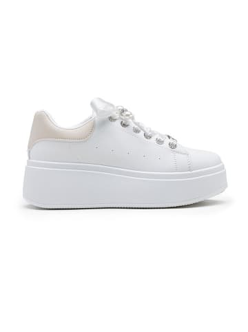 Foreverfolie Sneakers in Weiß/ Creme