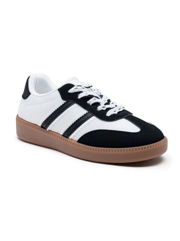 Foreverfolie Sneakers in Weiß/ Schwarz