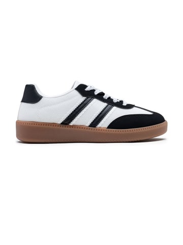 Foreverfolie Sneakers in Weiß/ Schwarz