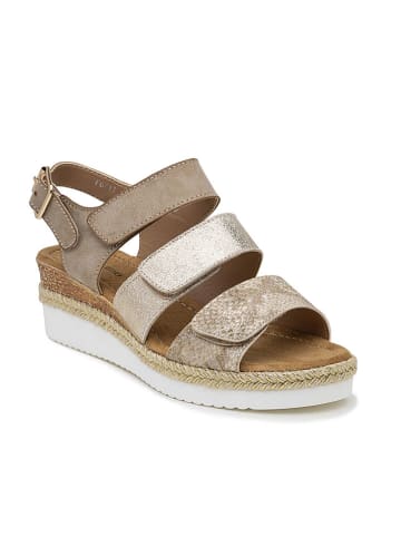 Foreverfolie Sandalen in Gold