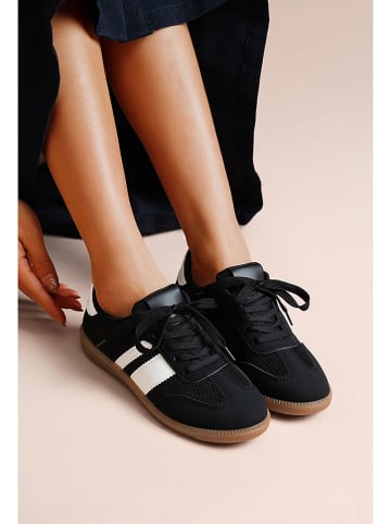 Foreverfolie Sneakers in Schwarz/ Weiß
