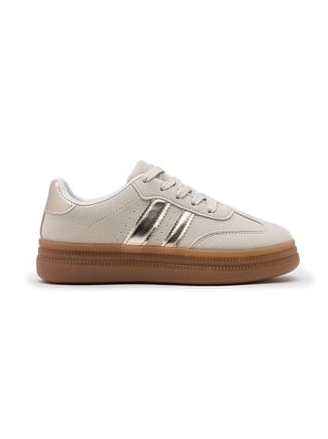 Foreverfolie Sneakers in Creme/ Gold