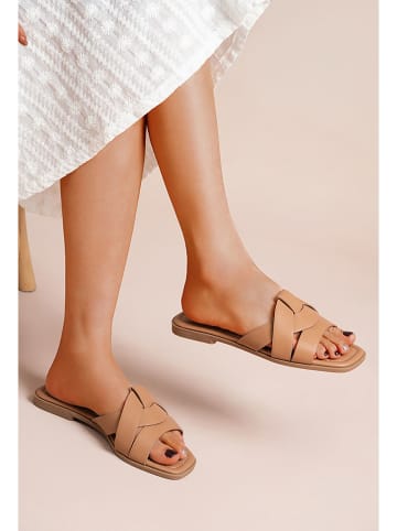 Foreverfolie Slippers lichtbruin