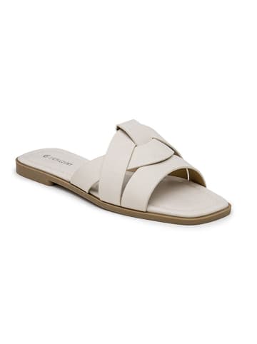 Foreverfolie Slippers wit