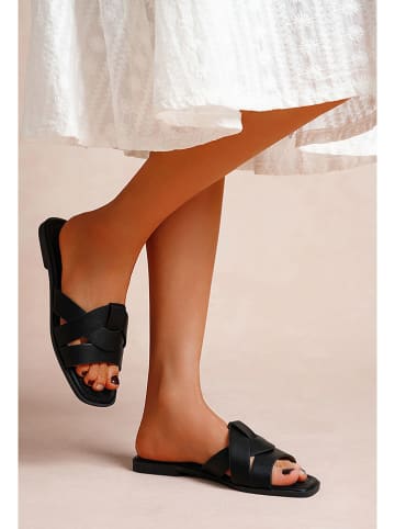 Foreverfolie Slippers zwart