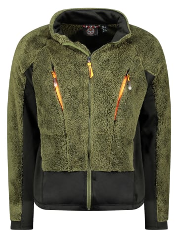 Canadian Peak Fleecejacke "Ulisteak" in Khaki/ Schwarz