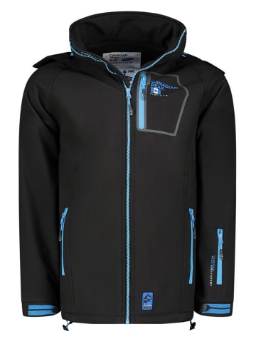 Canadian Peak Softshelljacke "Riziereak" in Schwarz