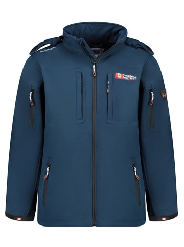 Canadian Peak Kurtka softshellowa "Tuneak" w kolorze granatowym