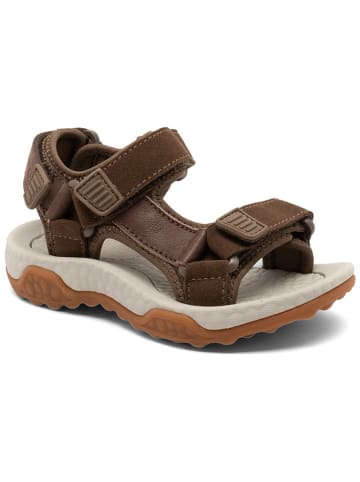 bisgaard Leder-Sandalen in Braun