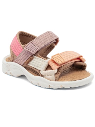 bisgaard Leder-Sandalen in Pink