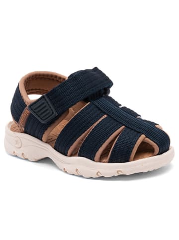 bisgaard Enkelsandalen donkerblauw/lichtbruin