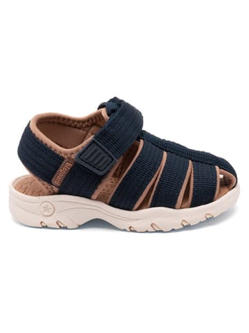 bisgaard Enkelsandalen donkerblauw/lichtbruin