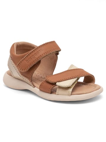 bisgaard Leder-Sandalen in Hellbraun