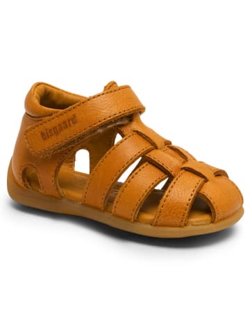 bisgaard Leder-Halbsandalen in Hellbraun
