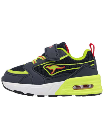 Kangaroos Sneakers "K-XI Reto EV" in Dunkelblau/ Gelb