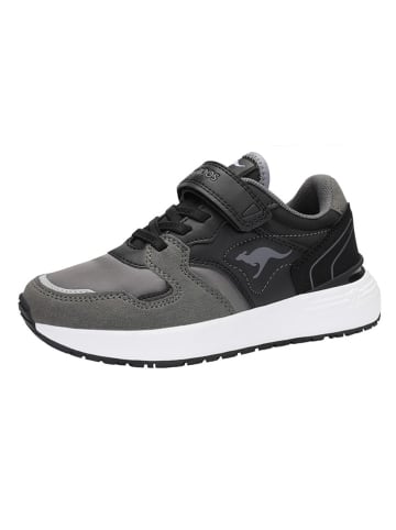 Kangaroos Sneakers "K-Sneak Base EV" in Grau/ Schwarz