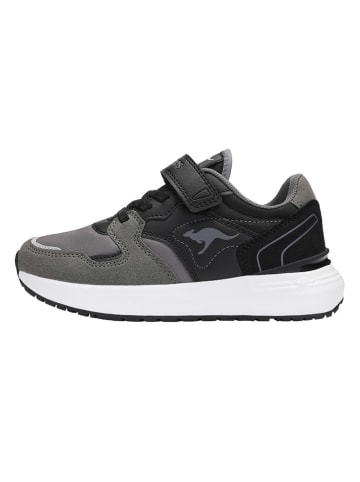 Kangaroos Sneakers "K-Sneak Base EV" in Grau/ Schwarz