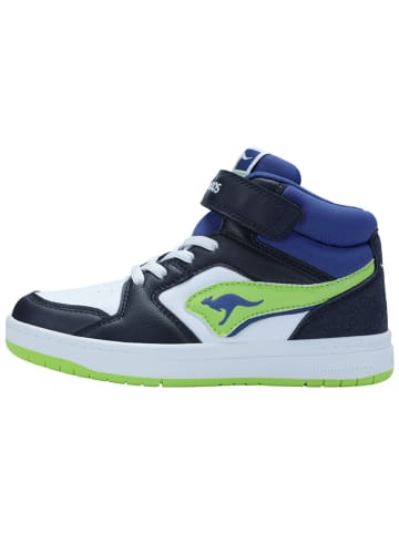 Kangaroos Sneakersy "Hogan EV" w kolorze granatowo-biało-zielonym