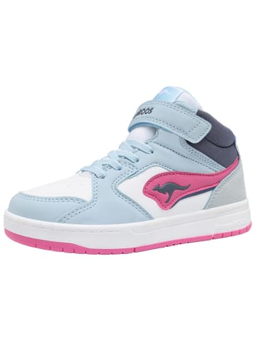 Kangaroos Sneakersy "Hogan EV" w kolorze błękitno-różowym