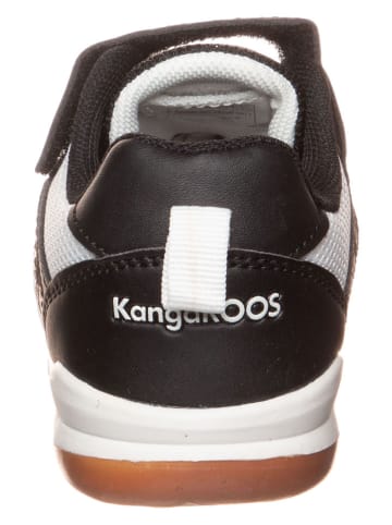 Kangaroos Sneakers in Schwarz/ Weiß