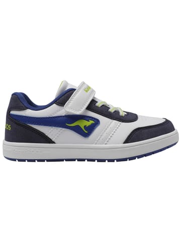 Kangaroos Sneakers "K-CA Shaggy EV" in Weiß/ Dunkelblau