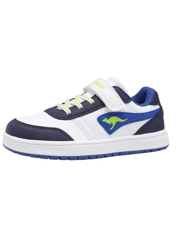 Kangaroos Sneakers "K-CA Shaggy EV" in Weiß/ Dunkelblau
