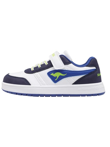 Kangaroos Sneakers "K-CA Shaggy EV" in Weiß/ Dunkelblau