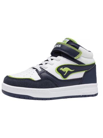 Kangaroos Sneakers "Dunkin Mid EV" in Dunkelblau/ Weiß