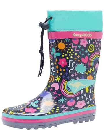 Kangaroos Kalosze "K-Summerrain" ze wzorem