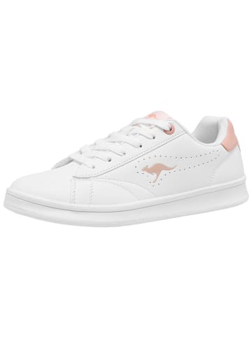 Kangaroos Sneakers "K-Ten Adore" wit/lichtroze