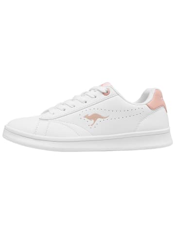 Kangaroos Sneakers "K-Ten Adore" wit/lichtroze