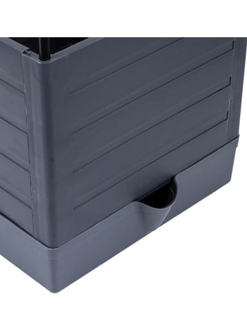 Garden Hero Pflanzenturm in Anthrazit - (B)25 x (H)115 x (T)25 cm