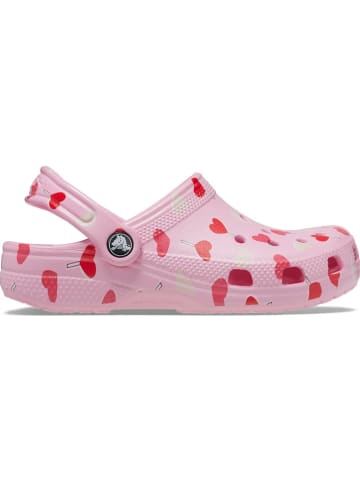 Crocs Chodaki "Classic VDay" w kolorze czerwono-jasnoróżowym