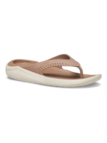Crocs Zehentrenner "LiteRide" in Hellbraun