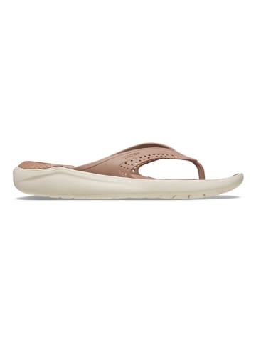 Crocs Japonki "LiteRide" w kolorze jasnobrązowym
